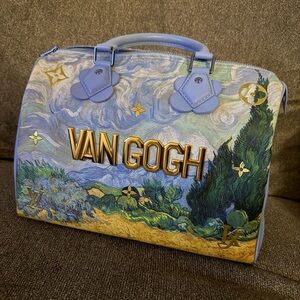 SOLD****Louis Vuitton Jeff Koons Masters Edition Speedy 30- Van Gogh